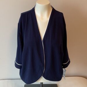 TanJay 3/4 Sleeve Open Top/Cardigan